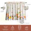 imageMaison d Hermine Easter Dew 100 Cotton Set of 3 Kitchen Rod Pocket Window Curtain for Cafe  Kitchen  Bedroom  Home 2 Tiers 28quotX36quot and 1 Valance 56quotX18quot31  Fruit Dhiver