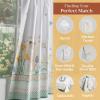 imageMaison d Hermine Easter Dew 100 Cotton Set of 3 Kitchen Rod Pocket Window Curtain for Cafe  Kitchen  Bedroom  Home 2 Tiers 28quotX36quot and 1 Valance 56quotX18quot38  Easter Dew