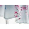 imageMaison d Hermine Easter Dew 100 Cotton Set of 3 Kitchen Rod Pocket Window Curtain for Cafe  Kitchen  Bedroom  Home 2 Tiers 28quotX36quot and 1 Valance 56quotX18quot21  Blossoms in Spring