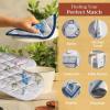 imageMaison dHermine Pot Holders 100 Cotton Set of 2 Pot Holders 8quot x 8quot with Loop Heat Resistant Grilling Microwave Barbeque Handling Hot Pans  Easter Decorations SpringSummer Lazy Summer Days27  Poisson