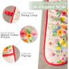 imageMaison dHermine Pot Holders 100 Cotton Set of 2 Pot Holders 8quot x 8quot with Loop Heat Resistant Grilling Microwave Barbeque Handling Hot Pans  Easter Decorations SpringSummer Lazy Summer Days17  Jardin Dete  Fog