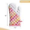 imageMaison dHermine Pot Holders 100 Cotton Set of 2 Pot Holders 8quot x 8quot with Loop Heat Resistant Grilling Microwave Barbeque Handling Hot Pans  Easter Decorations SpringSummer Easter Zest19  Summer Maze