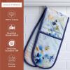 imageMaison dHermine Pot Holders 100 Cotton Set of 2 Pot Holders 8quot x 8quot with Loop Heat Resistant Grilling Microwave Barbeque Handling Hot Pans  Easter Decorations SpringSummer Lazy Summer Days01  Lazy Summer Days