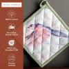 imageMaison dHermine Pot Holders 100 Cotton Set of 2 Pot Holders 8quot x 8quot with Loop Heat Resistant Grilling Microwave Barbeque Handling Hot Pans  Easter Decorations SpringSummer Lazy Summer Days15  Flying Birds