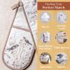 imageMaison dHermine Pot Holders 100 Cotton Set of 2 Pot Holders 8quot x 8quot with Loop Heat Resistant Grilling Microwave Barbeque Handling Hot Pans  Easter Decorations SpringSummer Easter Zest08  Meadow Florals  Brown
