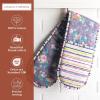 imageMaison dHermine Pot Holders 100 Cotton Set of 2 Pot Holders 8quot x 8quot with Loop Heat Resistant Grilling Microwave Barbeque Handling Hot Pans  Easter Decorations SpringSummer Lazy Summer Days02  Sweet Rose Lavender  Lush