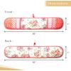 imageMaison dHermine Pot Holders 100 Cotton Set of 2 Pot Holders 8quot x 8quot with Loop Heat Resistant Grilling Microwave Barbeque Handling Hot Pans  Easter Decorations SpringSummer Lazy Summer Days20  Rose Garden