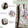 imageMaison dHermine Pot Holders 100 Cotton Set of 2 Pot Holders 8quot x 8quot with Loop Heat Resistant Grilling Microwave Barbeque Handling Hot Pans  Easter Decorations SpringSummer Lazy Summer Days15  Flying Birds