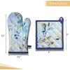 imageMaison dHermine Pot Holders 100 Cotton Set of 2 Pot Holders 8quot x 8quot with Loop Heat Resistant Grilling Microwave Barbeque Handling Hot Pans  Easter Decorations SpringSummer Easter Zest01  Lazy Summer Days