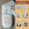 imageMaison dHermine Pot Holders 100 Cotton Set of 2 Pot Holders 8quot x 8quot with Loop Heat Resistant Grilling Microwave Barbeque Handling Hot Pans  Easter Decorations SpringSummer Lazy Summer Days04  Ibiza