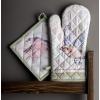 imageMaison dHermine Pot Holders 100 Cotton Set of 2 Pot Holders 8quot x 8quot with Loop Heat Resistant Grilling Microwave Barbeque Handling Hot Pans  Easter Decorations SpringSummer Lazy Summer Days15  Flying Birds