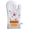 imageMaison dHermine Pot Holders 100 Cotton Set of 2 Pot Holders 8quot x 8quot with Loop Heat Resistant Grilling Microwave Barbeque Handling Hot Pans  Easter Decorations SpringSummer Easter Zest18  Summer Floral
