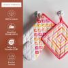 imageMaison dHermine Pot Holders 100 Cotton Set of 2 Pot Holders 8quot x 8quot with Loop Heat Resistant Grilling Microwave Barbeque Handling Hot Pans  Easter Decorations SpringSummer Lazy Summer Days19  Summer Maze