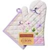 imageMaison dHermine Pot Holders 100 Cotton Set of 2 Pot Holders 8quot x 8quot with Loop Heat Resistant Grilling Microwave Barbeque Handling Hot Pans  Easter Decorations SpringSummer Lazy Summer Days23  Magnolia Mornings
