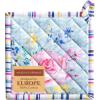 imageMaison dHermine Pot Holders 100 Cotton Set of 2 Pot Holders 8quot x 8quot with Loop Heat Resistant Grilling Microwave Barbeque Handling Hot Pans  Easter Decorations SpringSummer Easter Zest02  Sweet Rose Lavender  Lush