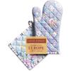 imageMaison dHermine Pot Holders 100 Cotton Set of 2 Pot Holders 8quot x 8quot with Loop Heat Resistant Grilling Microwave Barbeque Handling Hot Pans  Easter Decorations SpringSummer Lazy Summer Days02  Sweet Rose Lavender  Lush