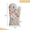 imageMaison dHermine Pot Holders 100 Cotton Set of 2 Pot Holders 8quot x 8quot with Loop Heat Resistant Grilling Microwave Barbeque Handling Hot Pans  Easter Decorations SpringSummer Lazy Summer Days09  Ibiza  Beige