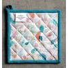 imageMaison dHermine Pot Holders 100 Cotton Set of 2 Pot Holders 8quot x 8quot with Loop Heat Resistant Grilling Microwave Barbeque Handling Hot Pans  Easter Decorations SpringSummer Easter Zest11  Summer Picnic