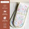 imageMaison dHermine Pot Holders 100 Cotton Set of 2 Pot Holders 8quot x 8quot with Loop Heat Resistant Grilling Microwave Barbeque Handling Hot Pans  Easter Decorations SpringSummer Easter Zest25  Paradise Island