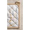 imageMaison dHermine Pot Holders 100 Cotton Set of 2 Pot Holders 8quot x 8quot with Loop Heat Resistant Grilling Microwave Barbeque Handling Hot Pans  Easter Decorations SpringSummer Easter Zest10  Meadow Florals  Beige