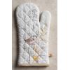 imageMaison dHermine Pot Holders 100 Cotton Set of 2 Pot Holders 8quot x 8quot with Loop Heat Resistant Grilling Microwave Barbeque Handling Hot Pans  Easter Decorations SpringSummer Lazy Summer Days10  Meadow Florals  Beige