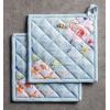 imageMaison dHermine Pot Holders 100 Cotton Set of 2 Pot Holders 8quot x 8quot with Loop Heat Resistant Grilling Microwave Barbeque Handling Hot Pans  Easter Decorations SpringSummer Lazy Summer Days04  Ibiza