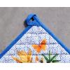 imageMaison dHermine Pot Holders 100 Cotton Set of 2 Pot Holders 8quot x 8quot with Loop Heat Resistant Grilling Microwave Barbeque Handling Hot Pans  Easter Decorations SpringSummer Lazy Summer Days07  Passiflora