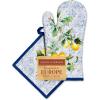imageMaison dHermine Pot Holders 100 Cotton Set of 2 Pot Holders 8quot x 8quot with Loop Heat Resistant Grilling Microwave Barbeque Handling Hot Pans  Easter Decorations SpringSummer Lazy Summer Days03  Citrus