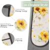 imageMaison dHermine Pot Holders 100 Cotton Set of 2 Pot Holders 8quot x 8quot with Loop Heat Resistant Grilling Microwave Barbeque Handling Hot Pans  Easter Decorations SpringSummer Easter Zest14  Candice