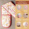 imageMaison dHermine Pot Holders 100 Cotton Set of 2 Pot Holders 8quot x 8quot with Loop Heat Resistant Grilling Microwave Barbeque Handling Hot Pans  Easter Decorations SpringSummer Lazy Summer Days19  Summer Maze