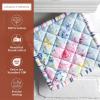 imageMaison dHermine Pot Holders 100 Cotton Set of 2 Pot Holders 8quot x 8quot with Loop Heat Resistant Grilling Microwave Barbeque Handling Hot Pans  Easter Decorations SpringSummer Easter Zest02  Sweet Rose Lavender  Lush