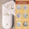 imageMaison dHermine Pot Holders 100 Cotton Set of 2 Pot Holders 8quot x 8quot with Loop Heat Resistant Grilling Microwave Barbeque Handling Hot Pans  Easter Decorations SpringSummer Easter Zest12  Champ De Mars