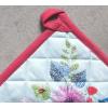 imageMaison dHermine Pot Holders 100 Cotton Set of 2 Pot Holders 8quot x 8quot with Loop Heat Resistant Grilling Microwave Barbeque Handling Hot Pans  Easter Decorations SpringSummer Lazy Summer Days13  Jardin Dete  Mint