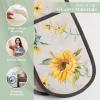 imageMaison dHermine Pot Holders 100 Cotton Set of 2 Pot Holders 8quot x 8quot with Loop Heat Resistant Grilling Microwave Barbeque Handling Hot Pans  Easter Decorations SpringSummer Easter Zest14  Candice