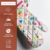 imageMaison dHermine Pot Holders 100 Cotton Set of 2 Pot Holders 8quot x 8quot with Loop Heat Resistant Grilling Microwave Barbeque Handling Hot Pans  Easter Decorations SpringSummer Lazy Summer Days17  Jardin Dete  Fog