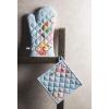imageMaison dHermine Pot Holders 100 Cotton Set of 2 Pot Holders 8quot x 8quot with Loop Heat Resistant Grilling Microwave Barbeque Handling Hot Pans  Easter Decorations SpringSummer Lazy Summer Days04  Ibiza