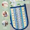 imageMaison dHermine Pot Holders 100 Cotton Set of 2 Pot Holders 8quot x 8quot with Loop Heat Resistant Grilling Microwave Barbeque Handling Hot Pans  Easter Decorations SpringSummer Lazy Summer Days03  Citrus