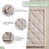 imageMaison dHermine Pot Holders 100 Cotton Set of 2 Pot Holders 8quot x 8quot with Loop Heat Resistant Grilling Microwave Barbeque Handling Hot Pans  Easter Decorations SpringSummer Lazy Summer Days09  Ibiza  Beige