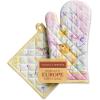 imageMaison dHermine Pot Holders 100 Cotton Set of 2 Pot Holders 8quot x 8quot with Loop Heat Resistant Grilling Microwave Barbeque Handling Hot Pans  Easter Decorations SpringSummer Lazy Summer Days24  Easter Zest