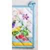 imageMaison dHermine Pot Holders 100 Cotton Set of 2 Pot Holders 8quot x 8quot with Loop Heat Resistant Grilling Microwave Barbeque Handling Hot Pans  Easter Decorations SpringSummer Easter Zest05  Giverny