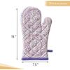 imageMaison dHermine Pot Holders 100 Cotton Set of 2 Pot Holders 8quot x 8quot with Loop Heat Resistant Grilling Microwave Barbeque Handling Hot Pans  Easter Decorations SpringSummer Lazy Summer Days26  Mandala