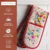 imageMaison dHermine Pot Holders 100 Cotton Set of 2 Pot Holders 8quot x 8quot with Loop Heat Resistant Grilling Microwave Barbeque Handling Hot Pans  Easter Decorations SpringSummer Lazy Summer Days17  Jardin Dete  Fog