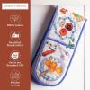 imageMaison dHermine Pot Holders 100 Cotton Set of 2 Pot Holders 8quot x 8quot with Loop Heat Resistant Grilling Microwave Barbeque Handling Hot Pans  Easter Decorations SpringSummer Easter Zest06  Gourmand