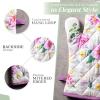 imageMaison dHermine Pot Holders 100 Cotton Set of 2 Pot Holders 8quot x 8quot with Loop Heat Resistant Grilling Microwave Barbeque Handling Hot Pans  Easter Decorations SpringSummer Easter Zest21  Pivoine