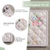 imageMaison dHermine Pot Holders 100 Cotton Set of 2 Pot Holders 8quot x 8quot with Loop Heat Resistant Grilling Microwave Barbeque Handling Hot Pans  Easter Decorations SpringSummer Easter Zest12  Champ De Mars