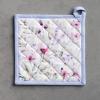 imageMaison dHermine Pot Holders 100 Cotton Set of 2 Pot Holders 8quot x 8quot with Loop Heat Resistant Grilling Microwave Barbeque Handling Hot Pans  Easter Decorations SpringSummer Lazy Summer Days18  Summer Floral
