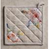 imageMaison dHermine Pot Holders 100 Cotton Set of 2 Pot Holders 8quot x 8quot with Loop Heat Resistant Grilling Microwave Barbeque Handling Hot Pans  Easter Decorations SpringSummer Lazy Summer Days09  Ibiza  Beige
