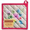 imageMaison dHermine Pot Holders 100 Cotton Set of 2 Pot Holders 8quot x 8quot with Loop Heat Resistant Grilling Microwave Barbeque Handling Hot Pans  Easter Decorations SpringSummer Lazy Summer Days17  Jardin Dete  Fog