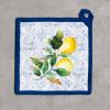 imageMaison dHermine Pot Holders 100 Cotton Set of 2 Pot Holders 8quot x 8quot with Loop Heat Resistant Grilling Microwave Barbeque Handling Hot Pans  Easter Decorations SpringSummer Easter Zest03  Citrus