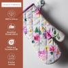 imageMaison dHermine Pot Holders 100 Cotton Set of 2 Pot Holders 8quot x 8quot with Loop Heat Resistant Grilling Microwave Barbeque Handling Hot Pans  Easter Decorations SpringSummer Easter Zest21  Pivoine
